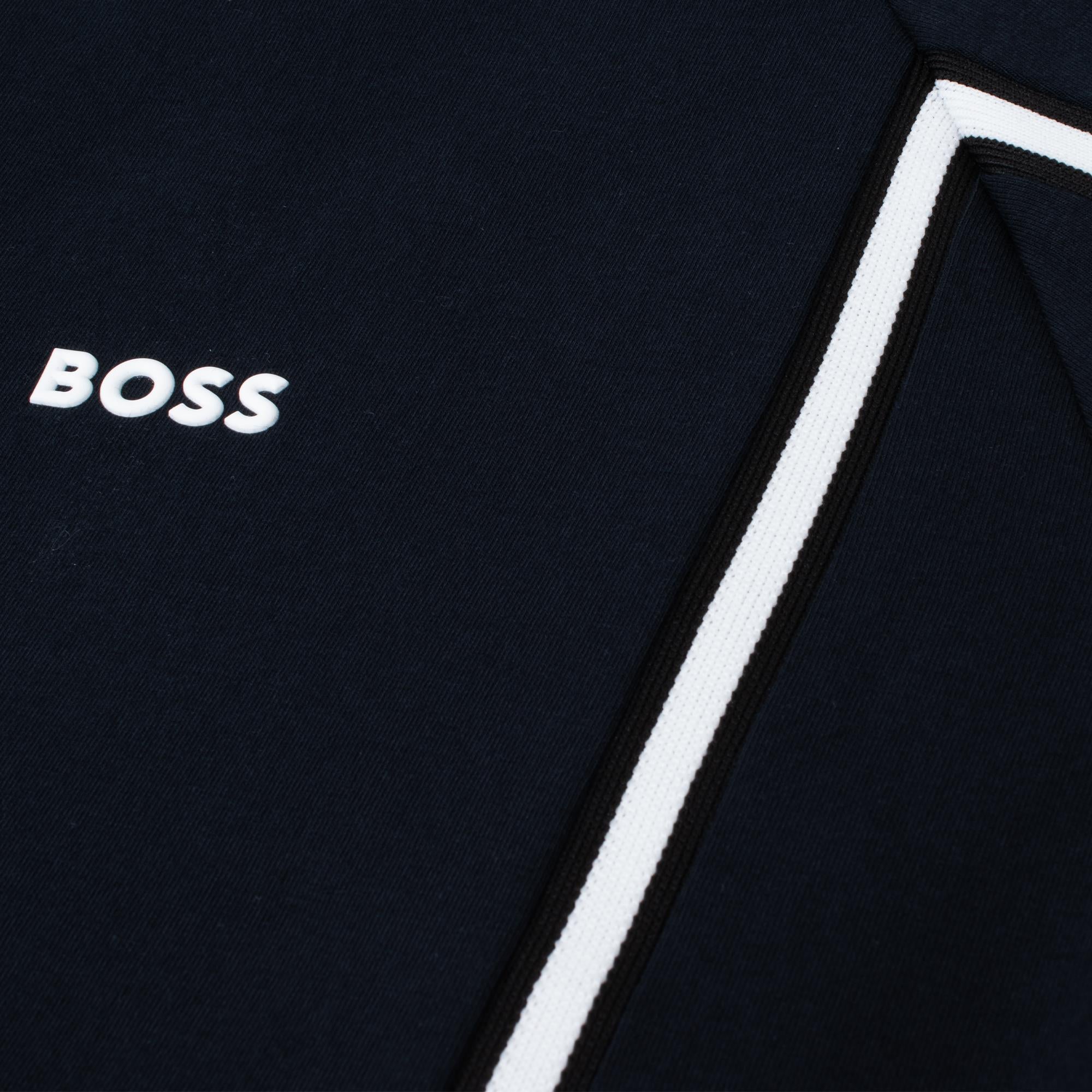 Boss TEE Tape Mens T-Shirt Navy